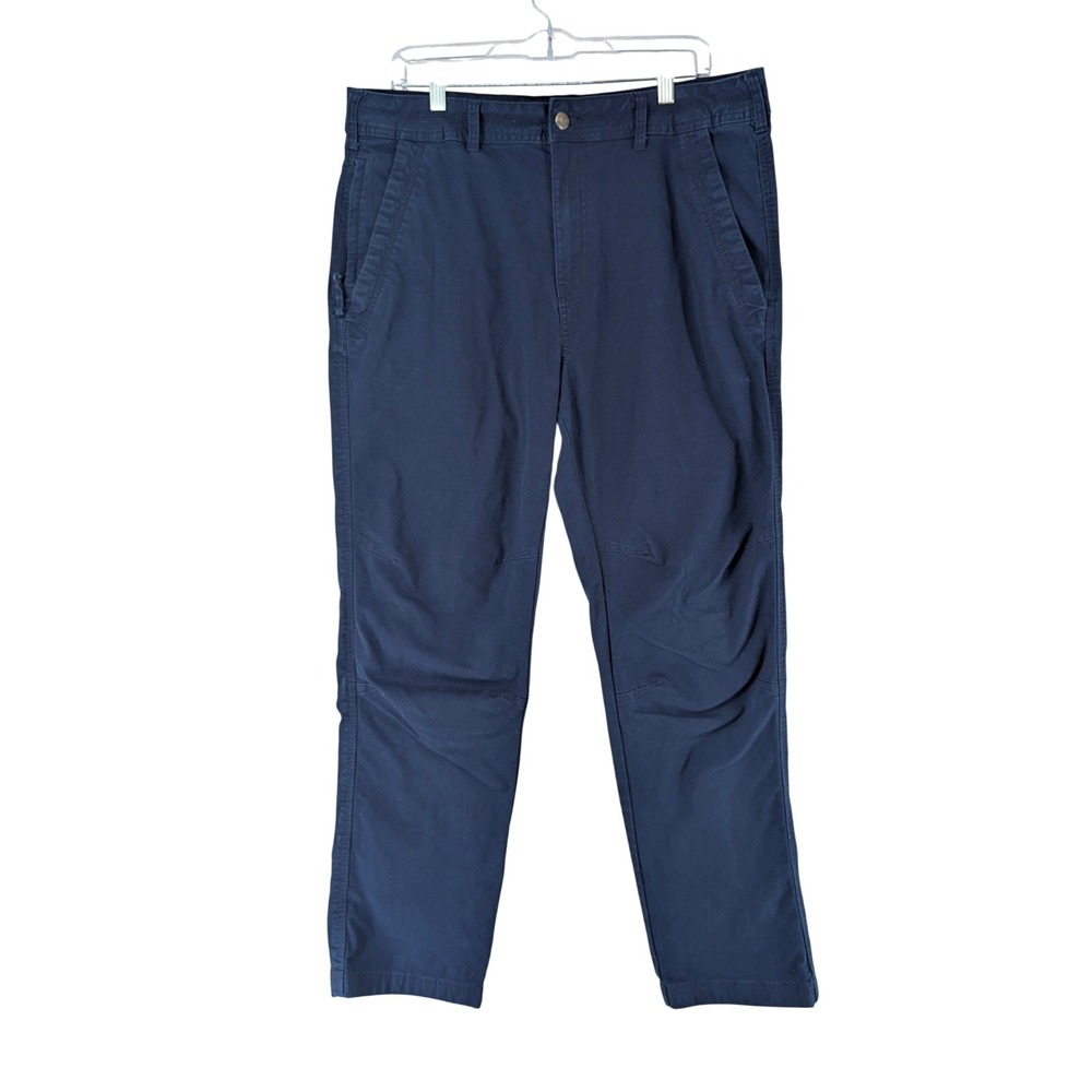 Ocean + Coast Canvas Pants 34 Navy Blue Articulated Knee Utility Gorpcore Chino